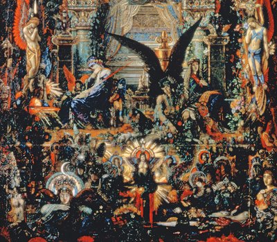 Jupiter and Semele, 1894-95 (detail) by Gustave Moreau